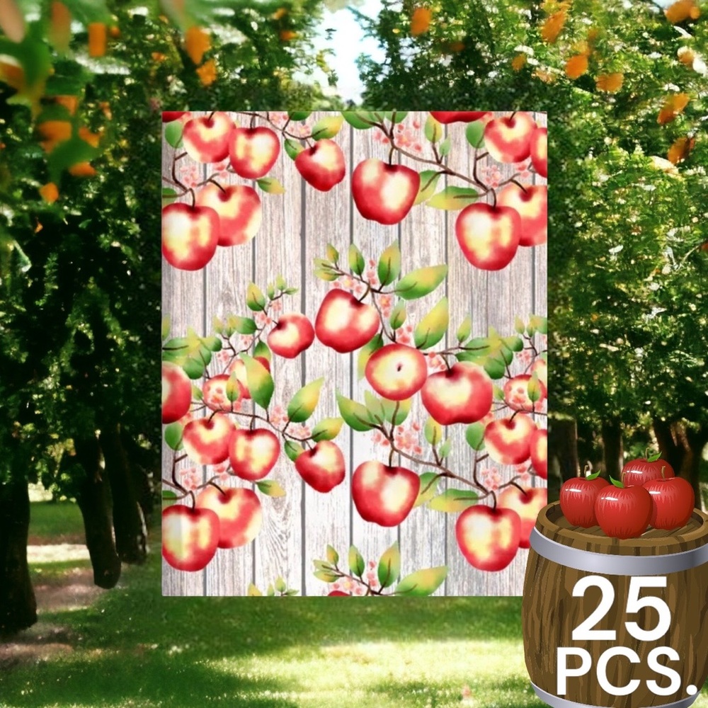 25 10X13 Poly Mailers Apple and Blossoms, Shipping Envelopes PRICE IS FIRM - Picture 6 of 8